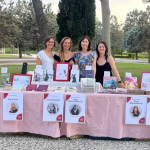 Autoras de Zsa Zsa Zsú Ediciones participando en la Feria del Libro Aragonés en Zaragoza